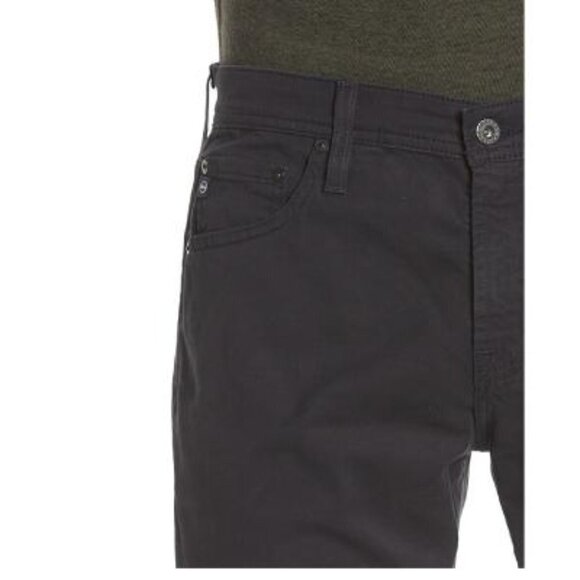 AG Adriano Goldschmied Mens Black Matchbox Slim Fit Straight Leg Jeans Sz 29 New - Picture 8 of 12
